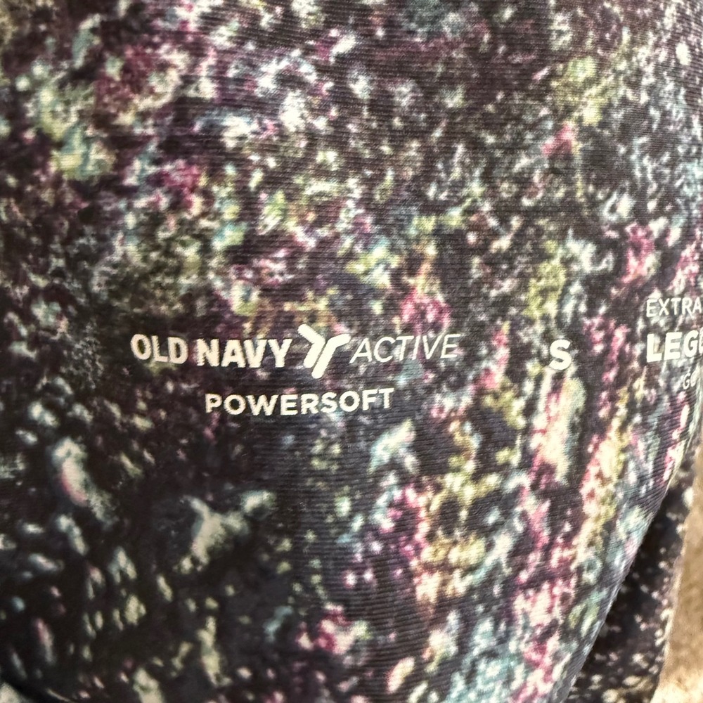 Old Navy Active PowerSoft Extra High Rise Leggings Print Size S‎ - Picture 4 of 7